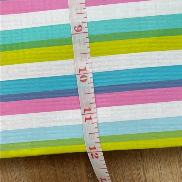 SCOUT Vibrant Striped NWT Large Package Gift Bag 13.5” W x 12” H x 6” D - Picture 9 of 16